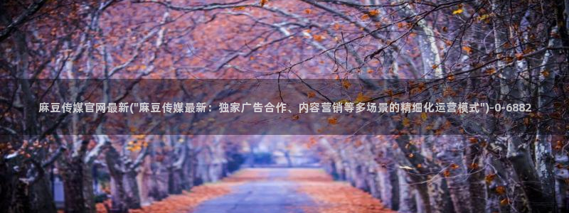 麻豆视频 推荐更新：麻豆传媒官网最新(\